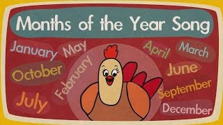 12 months of the year  months of the year song  Song for kids  preschool  months name [upl. by Shetrit]