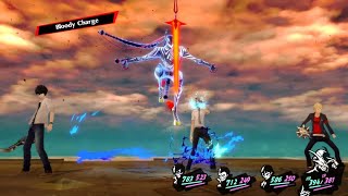 Persona 5 Royal Akechi Helps Fight Final Boss Yaladbaoth Boss P5R Twilight Mod [upl. by Bronnie]