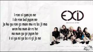 EXID  AH YEAH Lyrics easy lyrics [upl. by Nylyak]