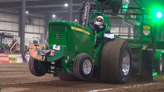 Tractor Pull 2023 41 Limited Pro Stock Tractors NTPA Spring Nationals friday Shipshewana IN [upl. by Yeldah]