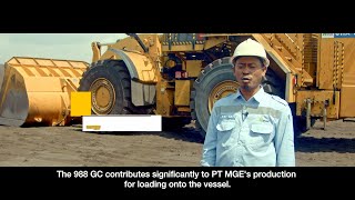 Cat® 988 GC Customer Testimonial in Indonesia [upl. by Esoryram]