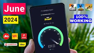 June 2024 NEW APN Setting Get 830Mb Speed in 4G Phone  Jio APN  Airtel APN  Vi APN [upl. by Sucramal]