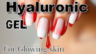 How to Make Hyaluronic jelly at Home👌DIY LongLasting Hydrating Gel for All Skin Types 🌱Serum [upl. by Ambrogino]