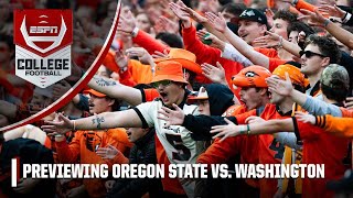 Can the Oregon State fans provide a home field advantage against Washington  Countdown to GameDay [upl. by Gustafson416]