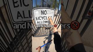 No SCOOTERS Allowed 🚫😡🛴Roman Dellapena shorts shortvideo viralvideo scooter gopro stunt [upl. by Mila]