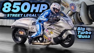 850HP Street Bike  233MPH TURBO HAYABUSA The Fastest Street Legal Bikes on the Planet [upl. by Anilahs]