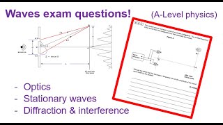 Waves exam questions ALevel Physics [upl. by Blackstock]