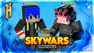 EL SKYWARS MAS DIFICIL ft Triqqew  HYPIXEL [upl. by Elum659]