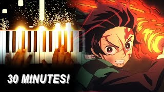 Demon Slayer Kimetsu no Yaiba Episode 19 ED  Ending 2  quotKamado Tanjiro no Utaquot Piano  EXTENDED [upl. by Acirahs]