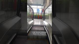 RCBC PLAZA OVERPASS Makati City overpass walkway bridge walkbridge escalator walking walk [upl. by Nedarb]