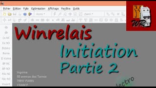 Winrelais  Les symboles les raccordements édition et impression [upl. by Llebasi]