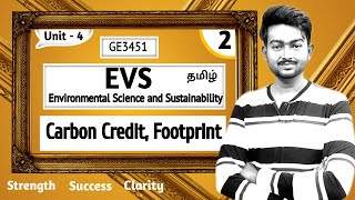 Carbon Credit in Tamil  Carbon Footprint in Tamil  Environmental Science and Sustainability Unit 4 [upl. by Eceinart811]