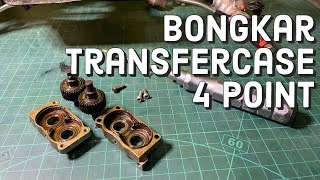 Bongkar Transfercase 4 Point RC 110  RC Adventure Indonesia rcadventure scx10 [upl. by Dewain]