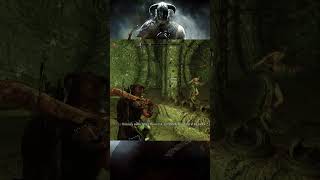 The Elder Scroll V Swords And Bows IS BETTER Than Magical Staves shorts gaming skyrim [upl. by Htinek]