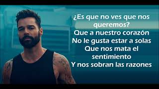 TIBURONES REMIX Letra RICKY MARTIN ft FARRUKO [upl. by Uohk817]