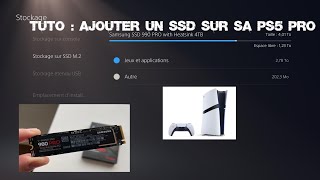 TUTO  Ajouter un SSD sur sa PS5 PRO [upl. by Emlin]