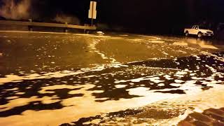 Keeping the Water From Winter Storm Riley Out Of Barnacle Billys Ogunquit Maine [upl. by Coombs]