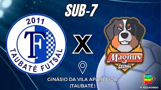 TAUBATÉ FUTSAL X MAGNUS SOROCABA  SUB7  AO VIVO E COM IMAGENS  Iniciação 2024  TV RESGATANDO [upl. by Eulalia]