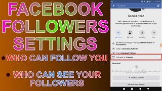 Facebook Followers Settings  How to Show Followers on Facebook  2020 [upl. by Nyllaf]