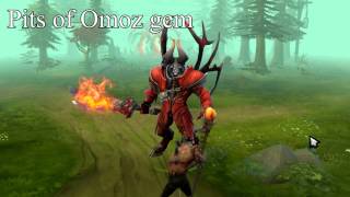 Pits of Omoz Flames of the Pyre comparison  Dota2 Dooms kinetic gem effect video [upl. by Shirah761]