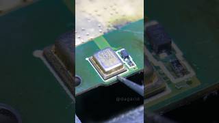 what component is this very dirty 😬 microsoldering repair soldering [upl. by Retha46]