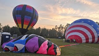 Hot air balloon festival 😍 Lazer lights ✨️ [upl. by Olwen]