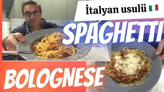 SPAGHETTI BOLOGNESE KIYMALI MAKARNA [upl. by Lani173]