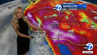 SoCal weekend forecast Hot humid with chance of thunderstorms [upl. by Ilera]