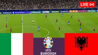 Italy vs Albania LIVE Euro 2024 Germany Full Match  Simulation Video Games [upl. by Rbma]