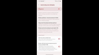 Funkcja Automatyczna Blokada w nakładce Samsung One UI GALAXY S23 [upl. by Nedle65]