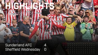 Mayenda At The Double  Sunderland AFC 4  0 Sheffield Wednesday  EFL Championship Highlights [upl. by Cerelly]