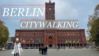 Berlin Walking Tour 4K🇩🇪 Tourists Districts [upl. by Lrat]