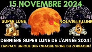 Dernière Super Lune de 2024 LImpact Unique sur Chaque Signe du Zodiaque [upl. by Lletnohs]