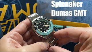 Unboxing the AllNew Spinnaker Dumas GMT  First Impressions [upl. by Rratsal]