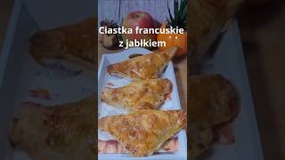 Ciastka francuskie z jabłkami ciastko ciastofrancuskie cistofrancuskienasłodko repice [upl. by Adnuhsat]