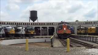 Streamliners at Spencer Taking a Spin on the Turntable [upl. by Auqinal515]