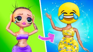 10 Trucos y Manualidades Para Muñecas Emoji [upl. by Lleze570]