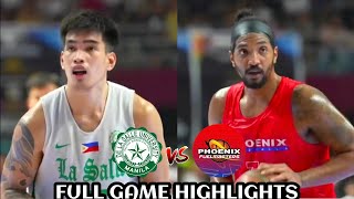 La Salle VS Phoenix Full Game Highlights  39th Kadayawan Invitational Basketball Tournament [upl. by Icram995]