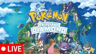 Pokemon Briliant Diamond Live  The Team is Stacked [upl. by Bible]