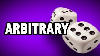 🎲🎲 Learn English Words ARBITRARY  Meaning Vocabulary with Pictures and Examples [upl. by Eisnyl]