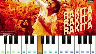 Rakita Rakita Song In Piano  Piano  Rakita Rakita Song  Dhanush  Jagame Thandiram  AR Music [upl. by Sykleb396]