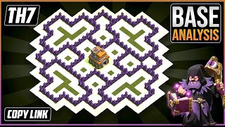 THE BEAST TH7 HYBRIDTROPHYdefense Base 2023 Town Hall 7 Hybrid Base Design – Clash of Clans [upl. by Octavius]