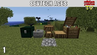 Sevtech Ages 01  Thời Kỳ Đồ Đá [upl. by Beck]