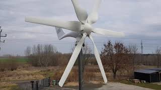 Elektrownia Wiatrowa Turbina Wiatrak Przydomowy Opłacalność Opinie Smaraad Wind Turbine 800W [upl. by Aicek]