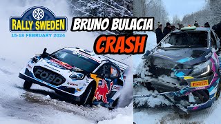 Shakedown WRC Rally Sweden 2024 ✓ Bruno Bulacia OUT [upl. by Laurence17]