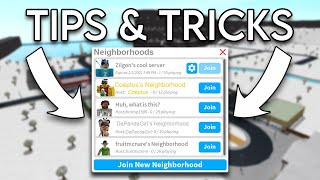 Bloxburg Neighborhood Tips  Tricks Roblox [upl. by Calhoun86]