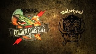 Motorhead Playing Live Announcement  MH Golden God Awards 2013 [upl. by Annamaria]