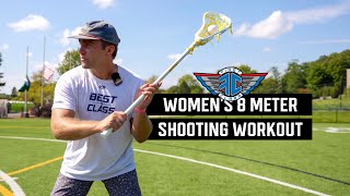 Womens Lacrosse 8 Meter Shooting Workout [upl. by Corrinne]