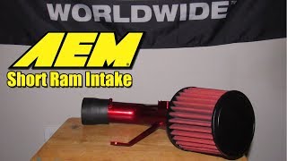 AEM Short Ram Air Intake  2006 Mitsubishi Lancer Ralliart [upl. by Eudoxia]