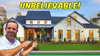 Inside MASSIVE Houston Texas Homes On HUGE LOTS for Cheap [upl. by Lodi]